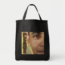 OLHO NA PAZ, BARACK OBAMA BOLSAS DE LONA