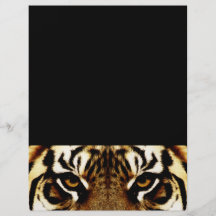 Olhos de um tigre panfletos personalizado