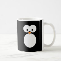 Olhos do pinguim canecas