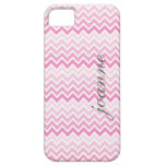 Ombre cor-de-rosa Chevron personalizou a caixa do  Capa iPhone 5 Case-Mate