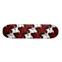 Onda irritada do esquilo skateboard