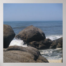 Ondas de oceano impressão