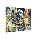 Opções das canvas da arte abstracta 64 impressão de canvas envolvidas