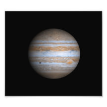 Opinião de Cassini da NASA de Jupiter Fotografias