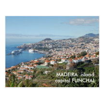 Opinião de Funchal, ilha de Madeira Cartoes Postais