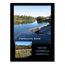Opiniões do rio de Farmington Cartão Postal