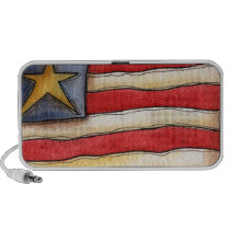 Orador da bandeira americana caixas de som