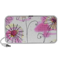 oradores da flor do doodle caixas de som