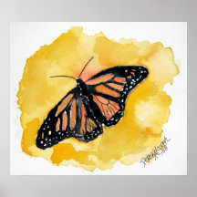 orange_monarch_butterfly impressão