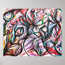 Orgânico abstrato posters