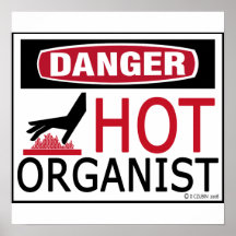 Organista quente posters