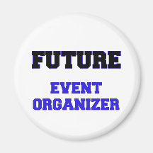 Organizador futuro do evento imãs de geladeira