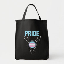 Orgulho Transgendered Bolsa De Lona