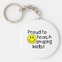 Orgulhoso ensinar miúdos surpreendentes (smiley) chaveiros