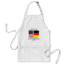 Orgulhoso ser americano alemão aventais