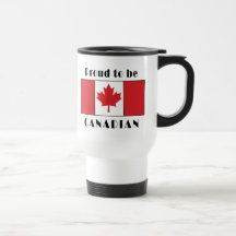 Orgulhoso ser canadense canecas