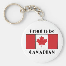Orgulhoso ser canadense chaveiro