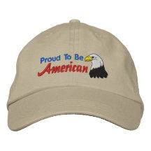 Orgulhoso ser chapéu bordado americano bone bordado
