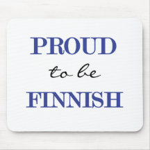 Orgulhoso ser finlandês mousepad