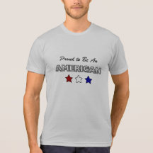 Orgulhoso ser uma camisa americana de T Camisetas