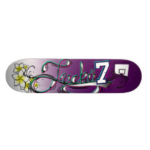 Original afortunado do no. 7 skate