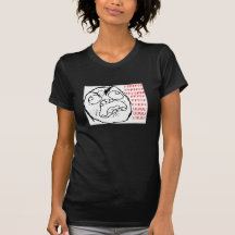 Original da cara da raiva tshirts