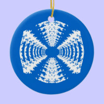 Ornamento azul dos doces duros ornamentos