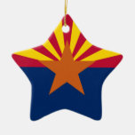 Ornamento da estrela da bandeira da arizona
