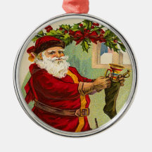 Ornamento de Papai Noel do Victorian