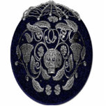 ornamento de prata gótico escultura foto