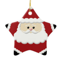 Ornamento do quadro da foto de Papai Noel