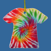 Ornamento do t-shirt da tintura do laço ornamentos
