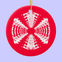 Ornamento vermelho dos doces duros ornamentos