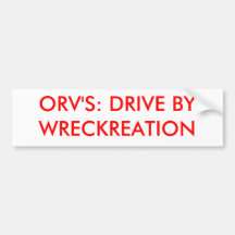 ORV: CONDUZA BYWRECKREATION ADESIVO