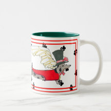 Os anjos de Gulliver Dapple a caneca de Pawprint d