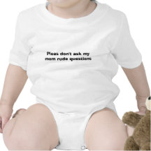 Os argumentos não fazem a minha mamã perguntas rud t-shirts