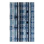 Os azuis - poster abstrato pôsteres