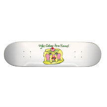 Os bolos feios são saborosos skateboard