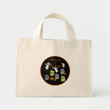 Os bolsas dos doces do Dia das Bruxas