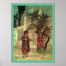Os contos populares de belas artes do vintage do ~ poster