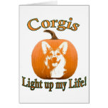 Os Corgis iluminam acima minha Vida-Gimli Cartões