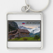 Os cumes de Liechtenstein Chaveiro