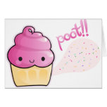 Os cupcakes Fart polvilham Cartão