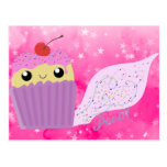 Os cupcakes Fart polvilham Cartoes Postais