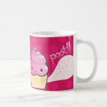 Os cupcakes Fart polvilham o rosa Caneca