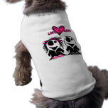 OS DANOS DO AMOR DO ZOMBI CAMISA PARA CAES