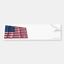 Os Estados Unidos que acenam a bandeira Adesivo