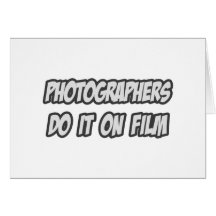 Os fotógrafo fazem-no no filme cartao