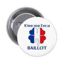 Os franceses personalizados beijam-me que eu sou B Pins