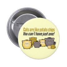 Os gatos são como microplaquetas de batata… pins